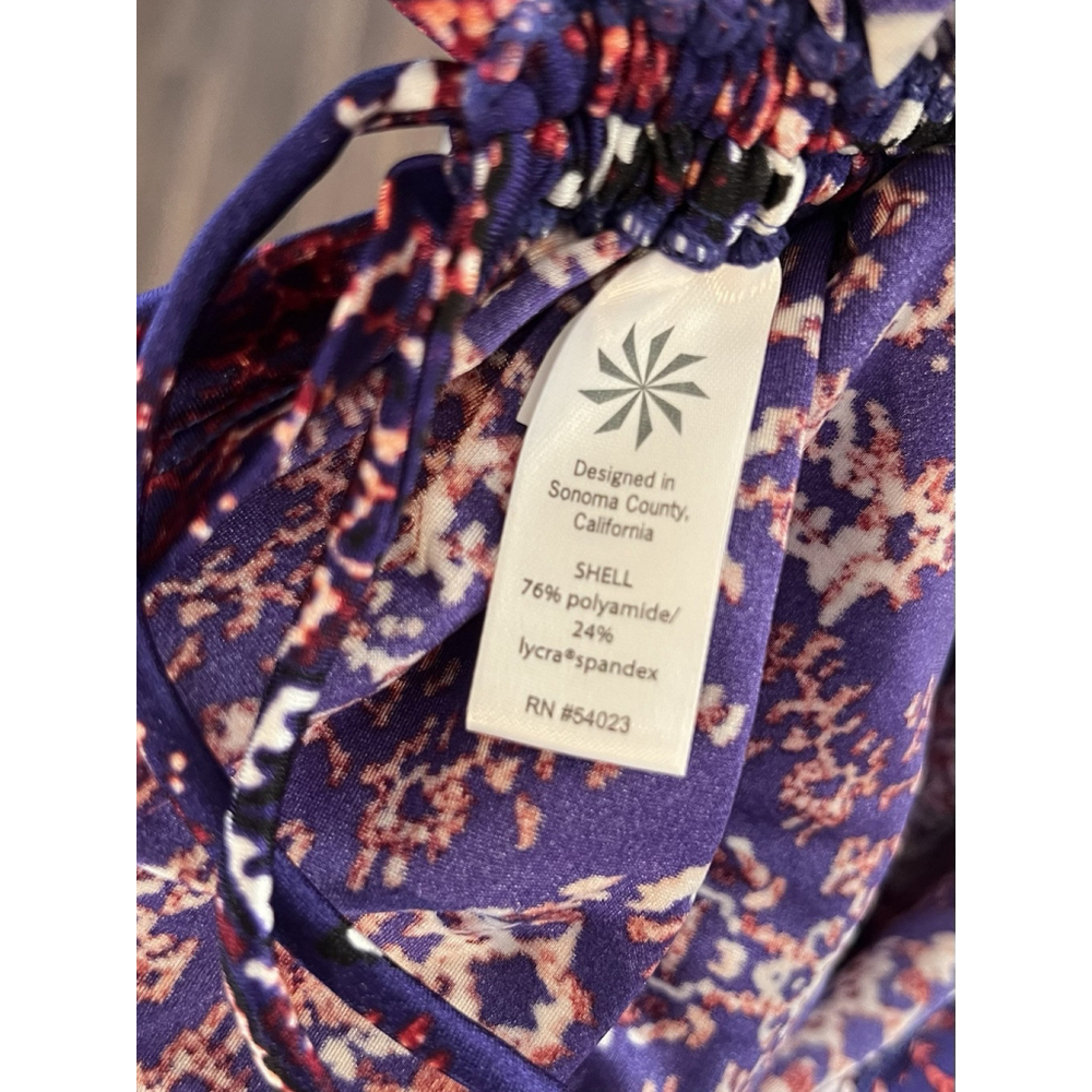 Athleta Seamless Tank Top Yoga Running Beach Swim Md Aqualuxe Rashguard Paradise - Picture 4 of 6